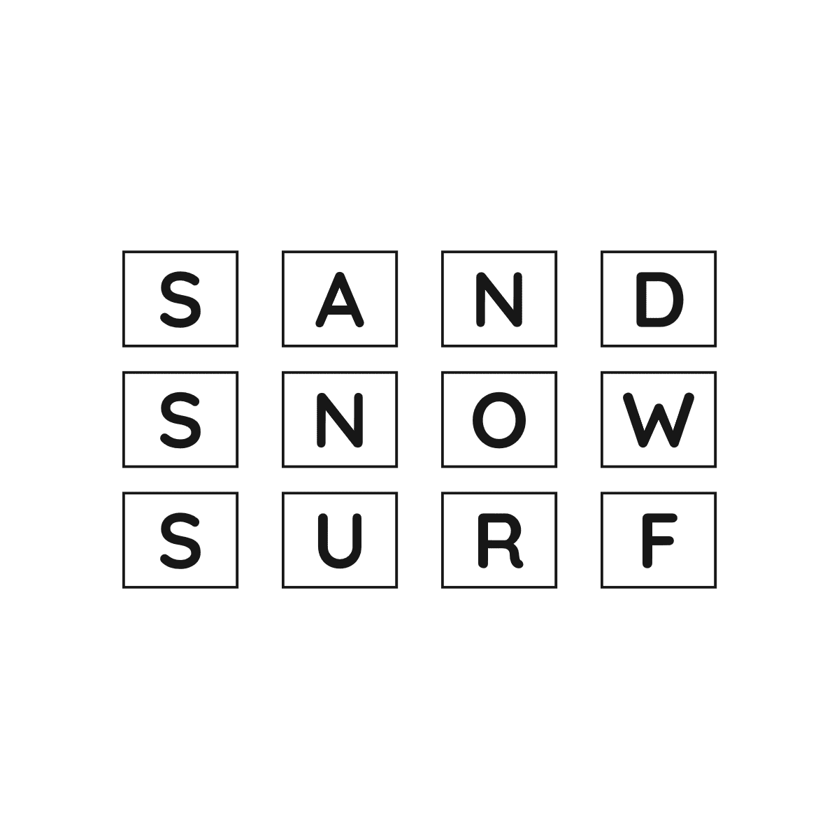 sand snow surf